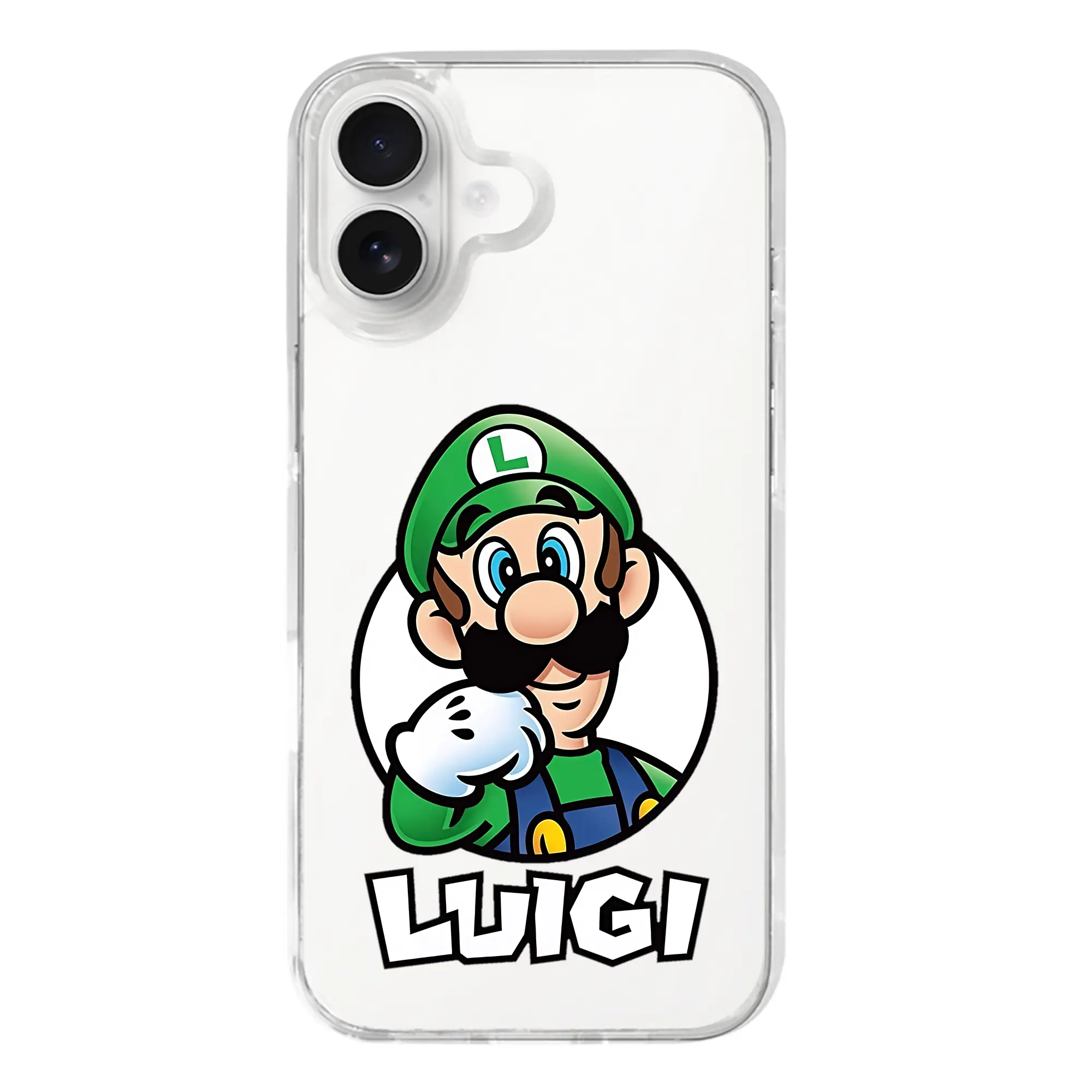 マリオ グッズ ルイージ - iPhone 17シリーズ 透明スマホケース – 薄型・耐衝撃・精密フィット保護カバー